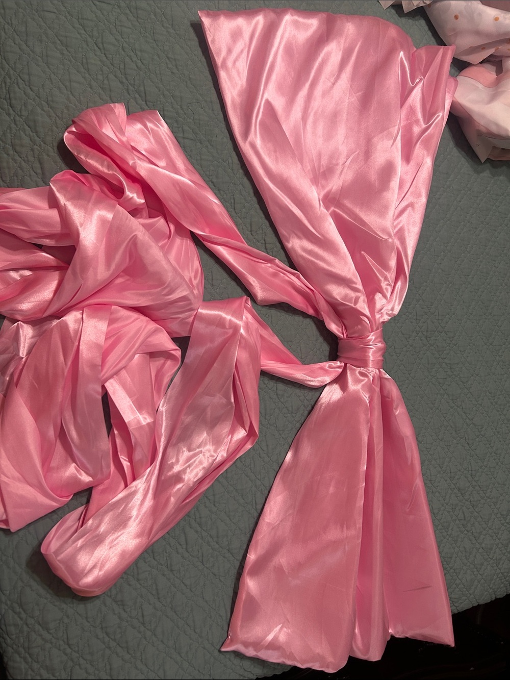 Very large pink Satin bow for weddings or baby showers